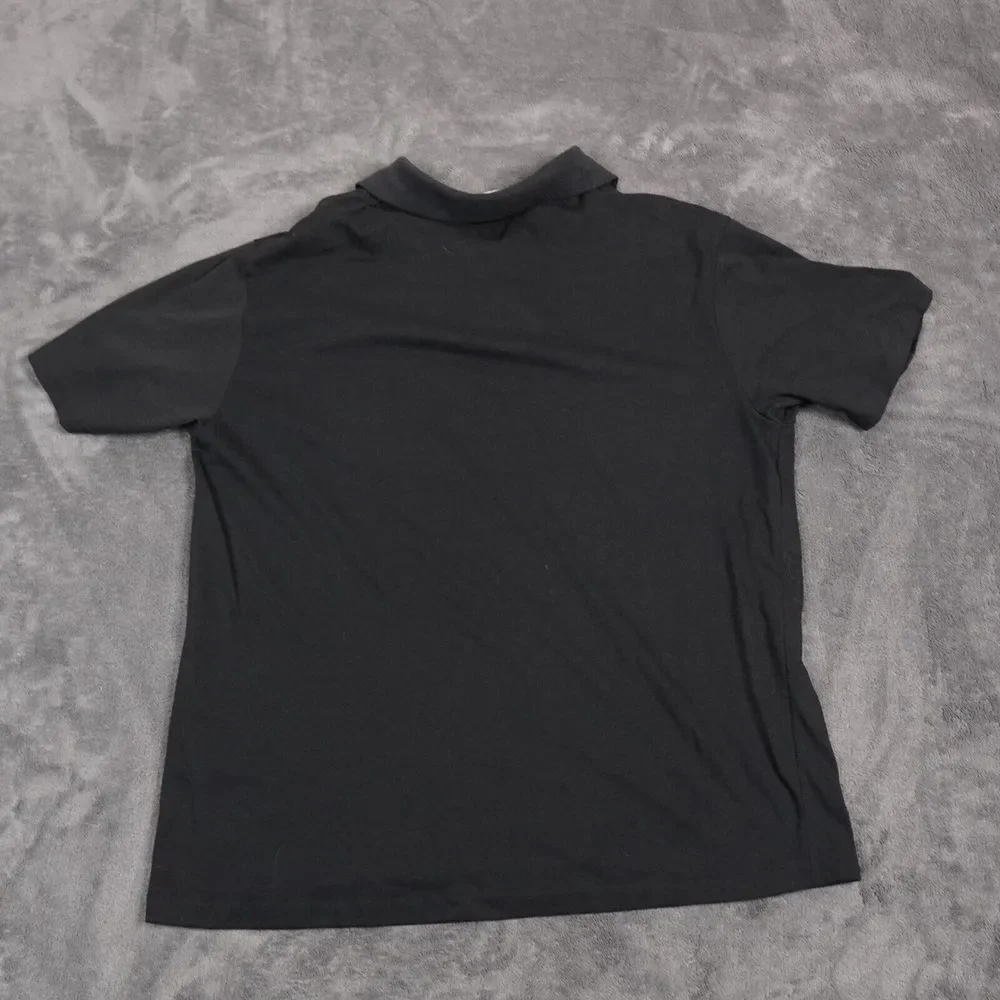 Vintage Florida Polo Shirt Mens Large Black Mickey Mouse 80s Velva Sheen Logo‎
